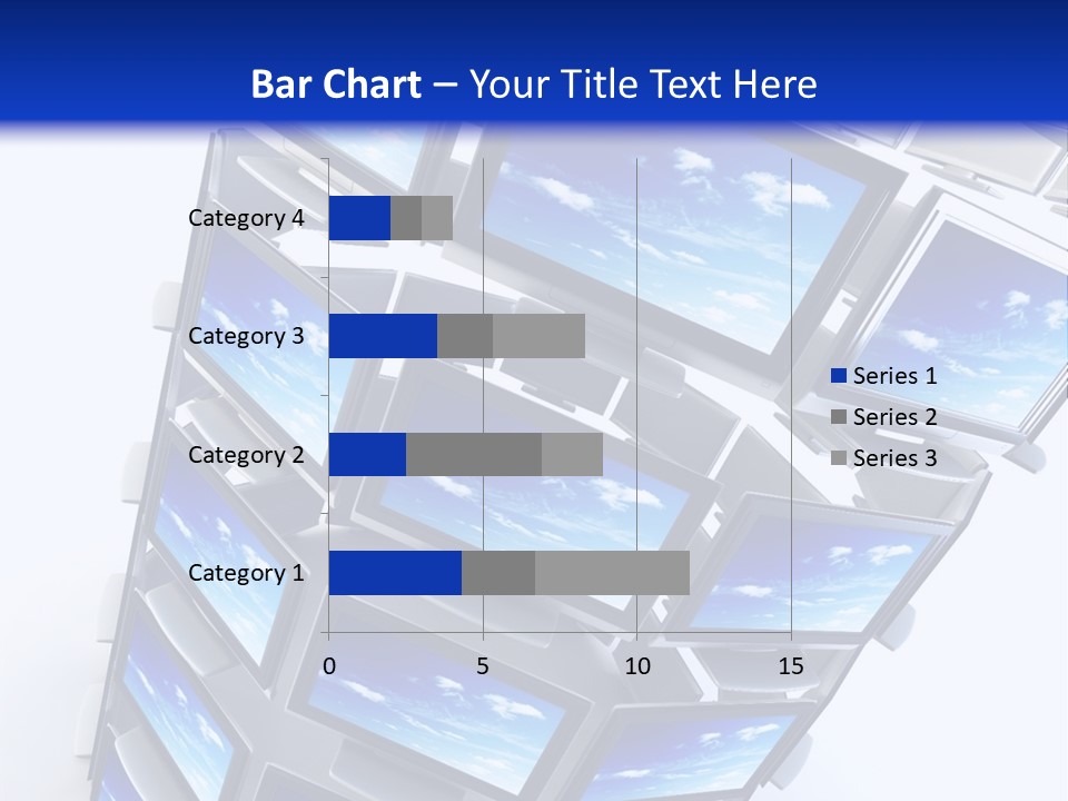 Global Television Concept 3D Rendering PowerPoint Template