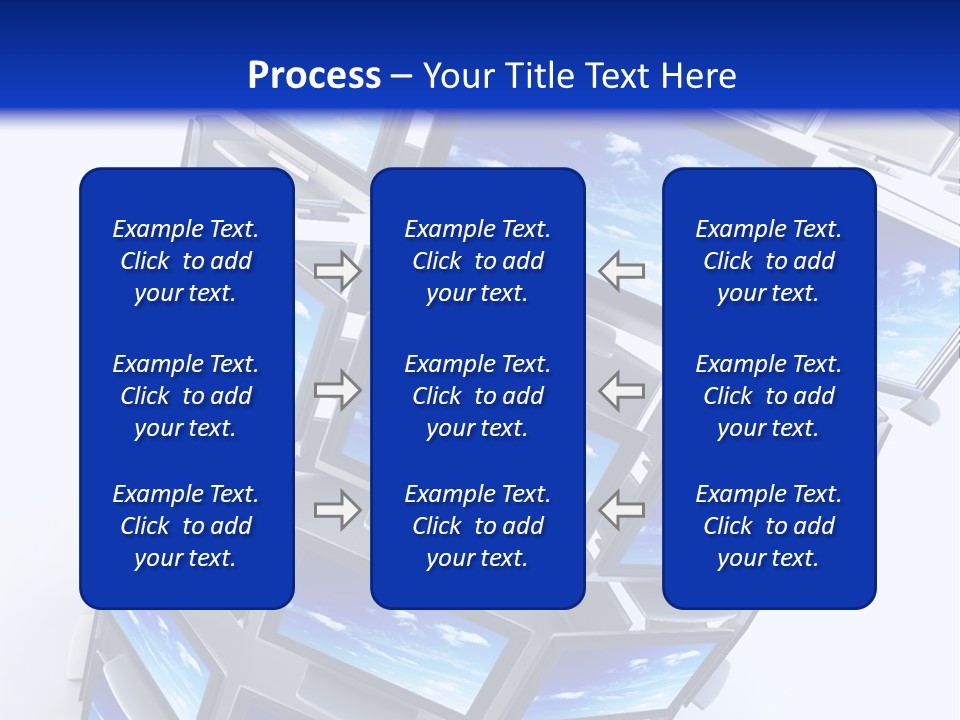 Global Television Concept 3D Rendering PowerPoint Template