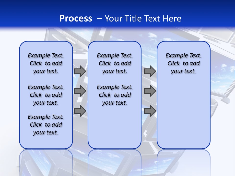 Global Television Concept 3D Rendering PowerPoint Template