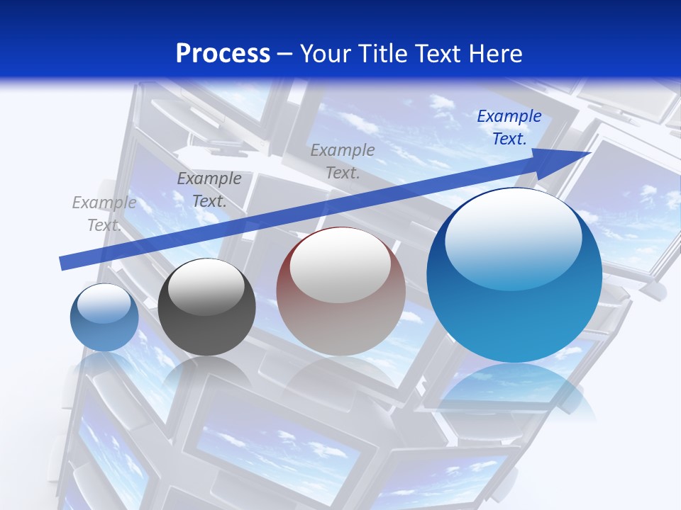 Global Television Concept 3D Rendering PowerPoint Template