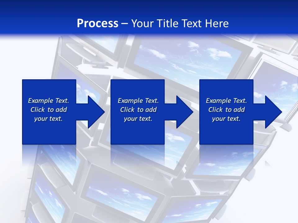 Global Television Concept 3D Rendering PowerPoint Template