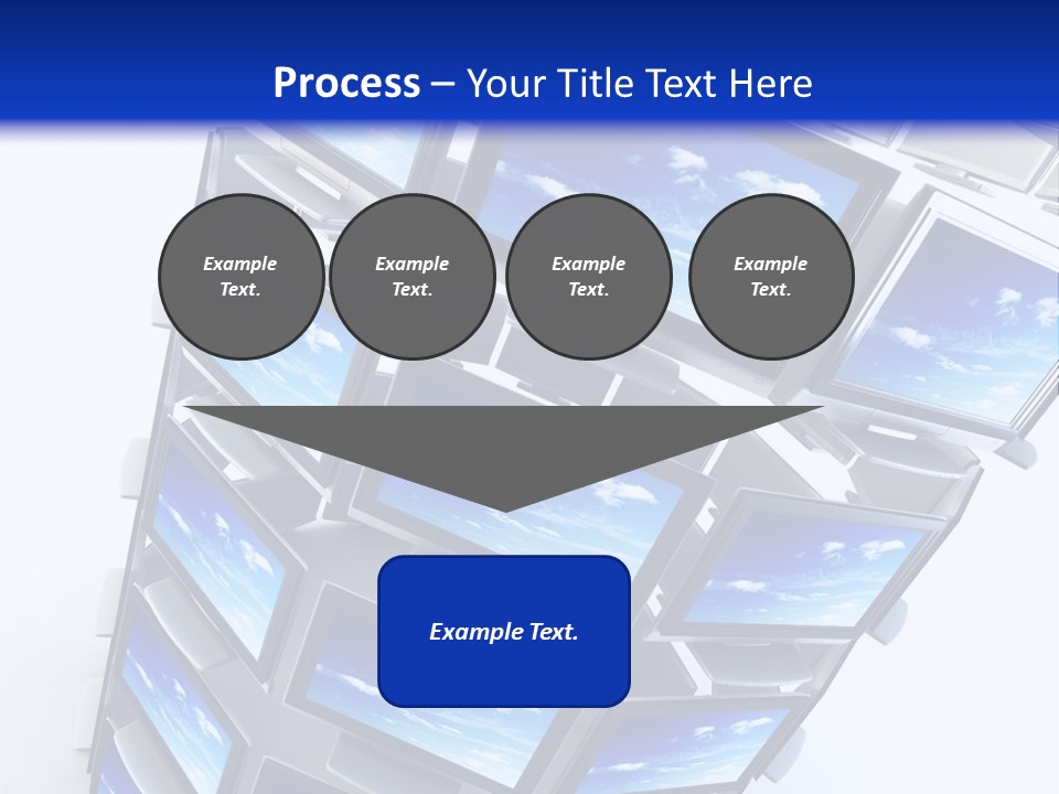 Global Television Concept 3D Rendering PowerPoint Template