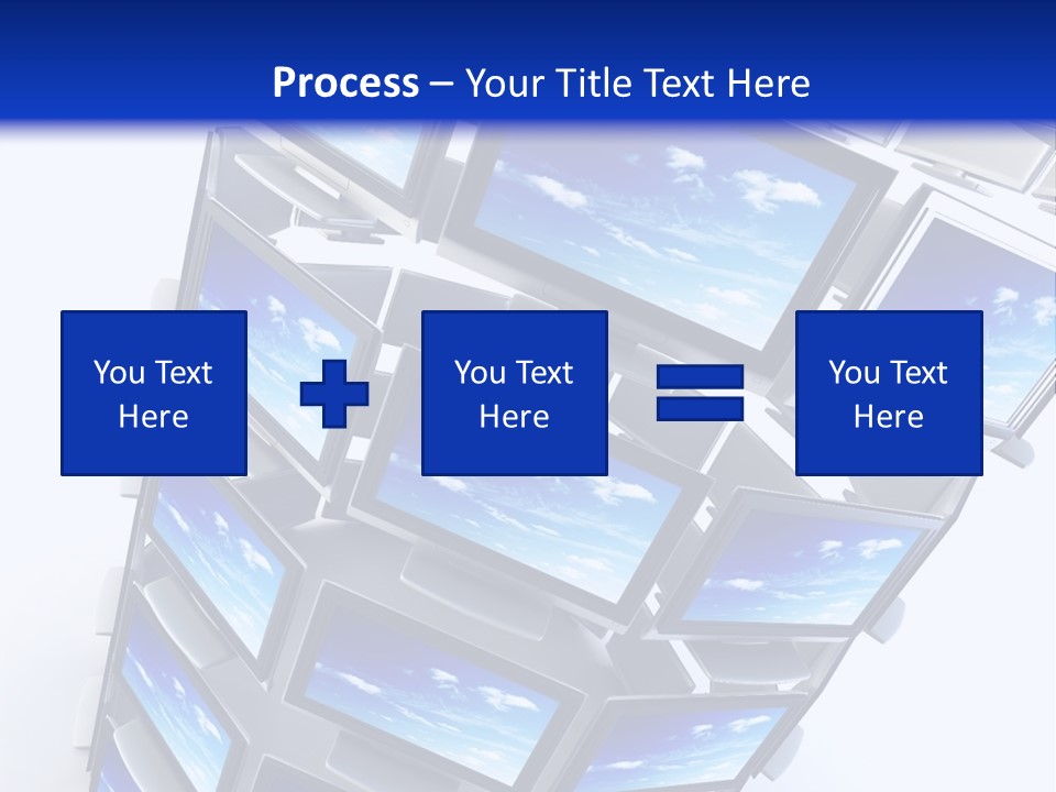 Global Television Concept 3D Rendering PowerPoint Template