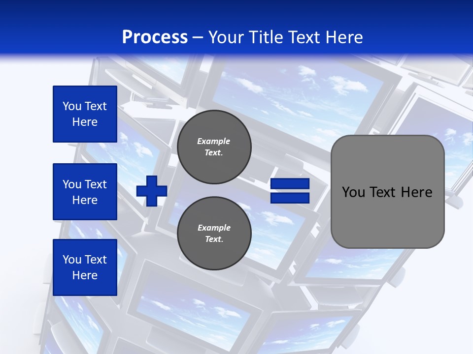 Global Television Concept 3D Rendering PowerPoint Template