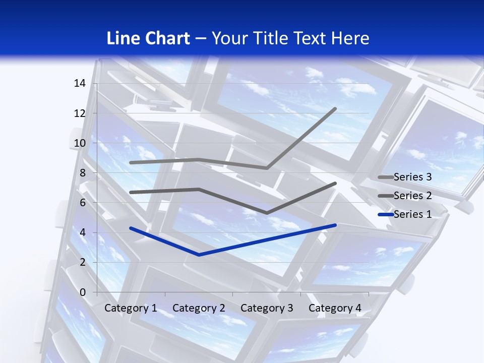 Global Television Concept 3D Rendering PowerPoint Template