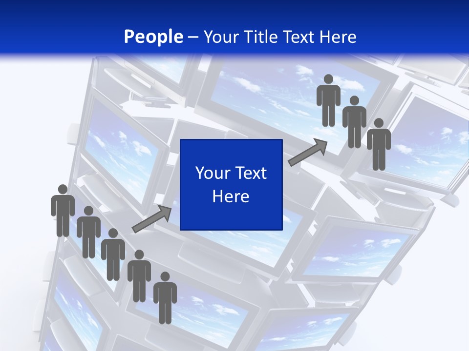 Global Television Concept 3D Rendering PowerPoint Template