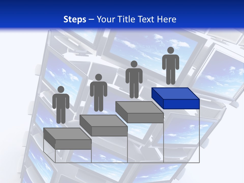 Global Television Concept 3D Rendering PowerPoint Template