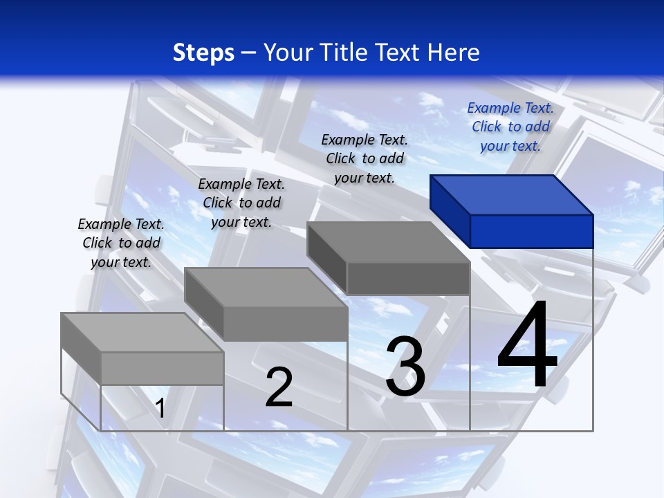Global Television Concept 3D Rendering PowerPoint Template