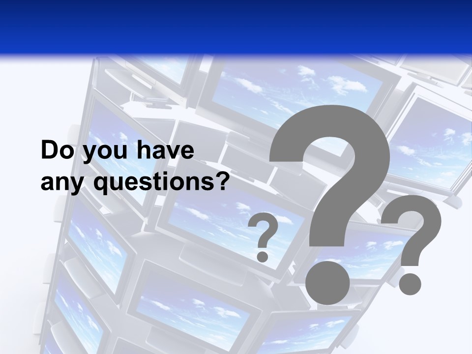 Global Television Concept 3D Rendering PowerPoint Template