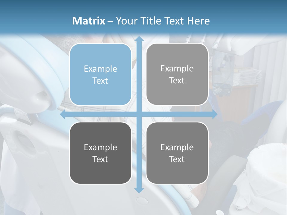 Dental Background: Work In Clinic (Operation, Tooth Replacement) PowerPoint Template