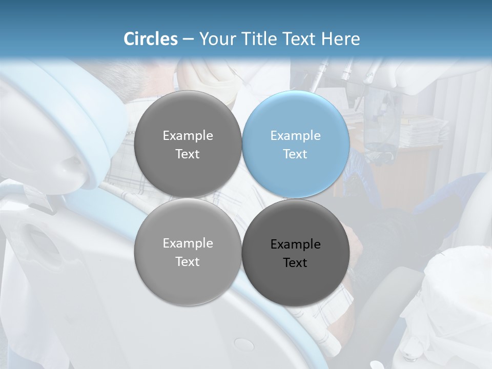 Dental Background: Work In Clinic (Operation, Tooth Replacement) PowerPoint Template