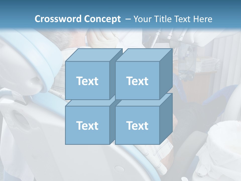 Dental Background: Work In Clinic (Operation, Tooth Replacement) PowerPoint Template
