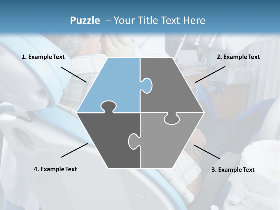 Dental Background: Work In Clinic (Operation, Tooth Replacement) PowerPoint Template