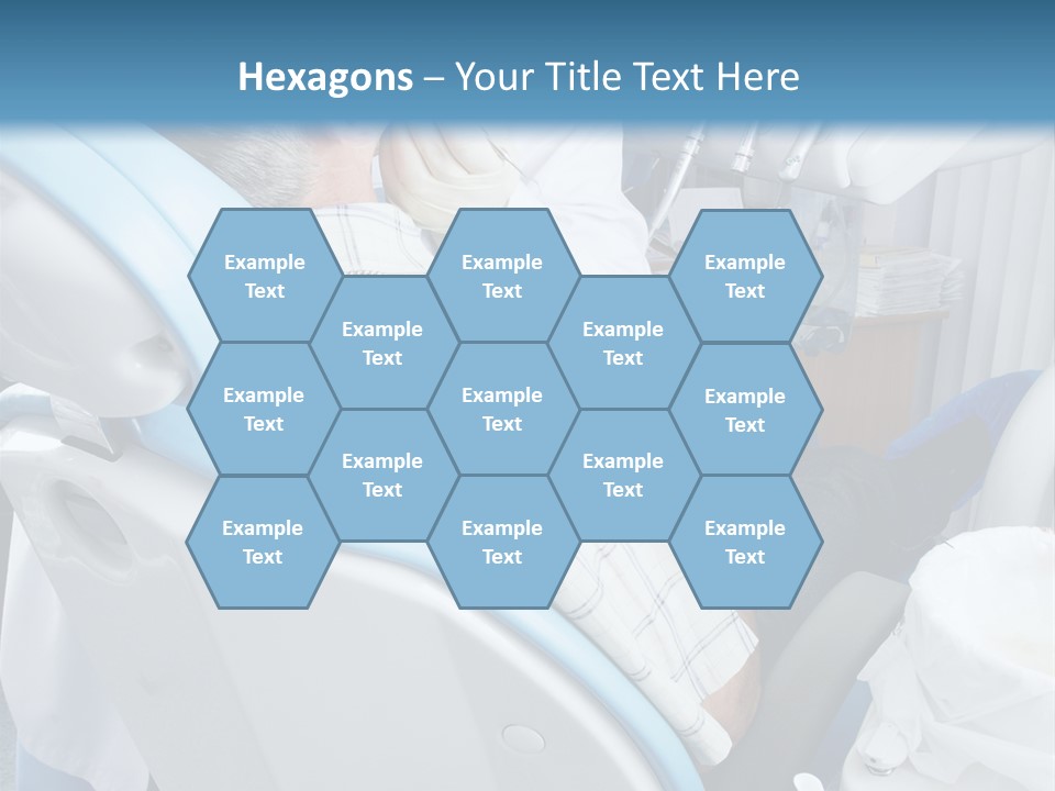 Dental Background: Work In Clinic (Operation, Tooth Replacement) PowerPoint Template