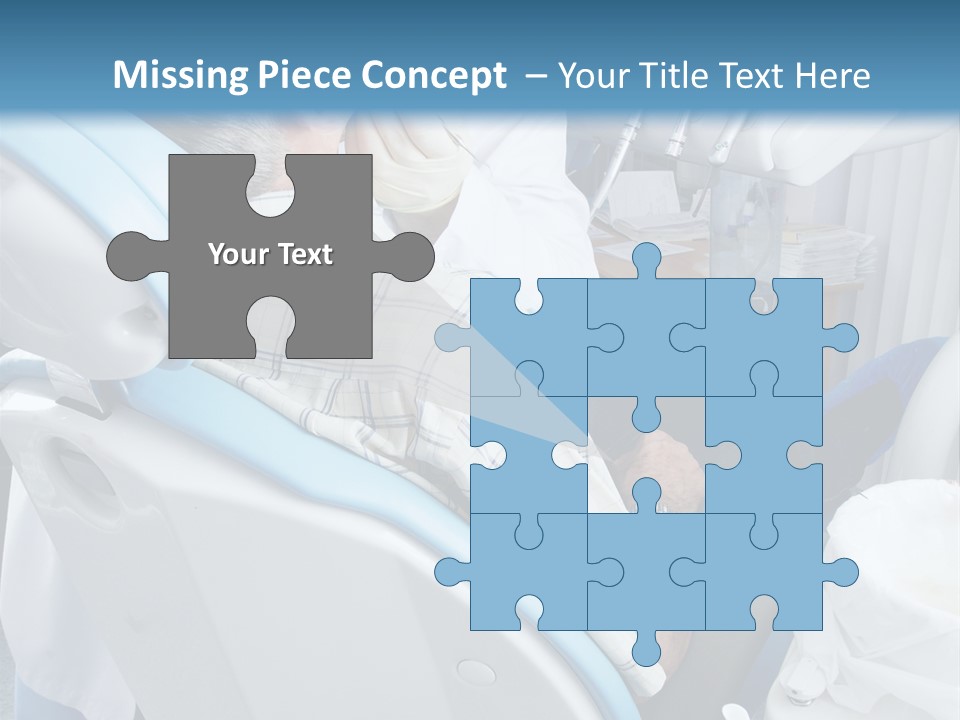 Dental Background: Work In Clinic (Operation, Tooth Replacement) PowerPoint Template