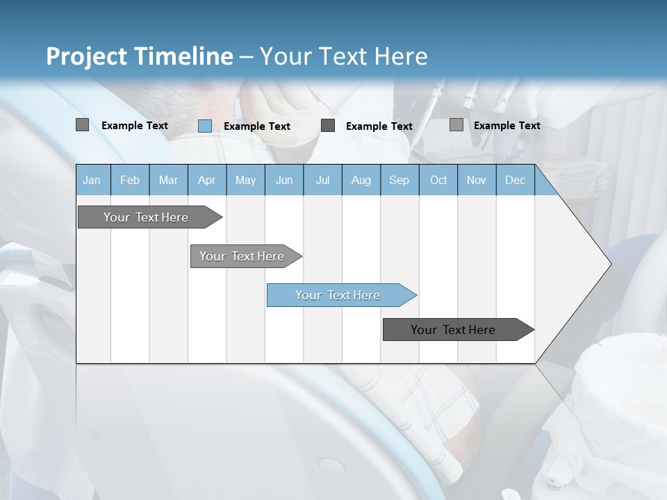 Dental Background: Work In Clinic (Operation, Tooth Replacement) PowerPoint Template