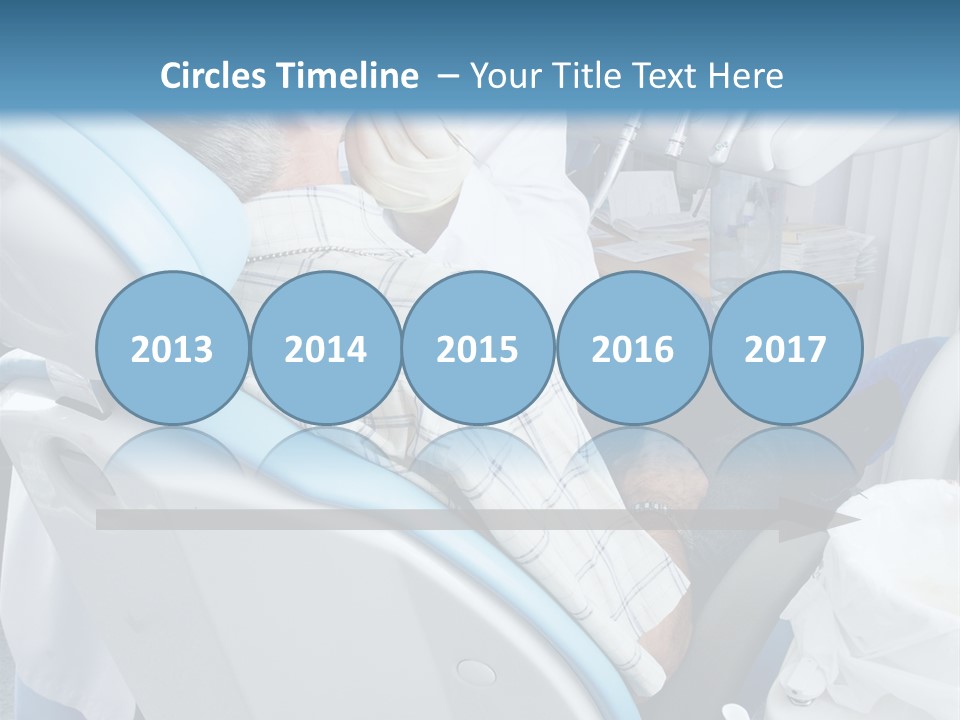 Dental Background: Work In Clinic (Operation, Tooth Replacement) PowerPoint Template