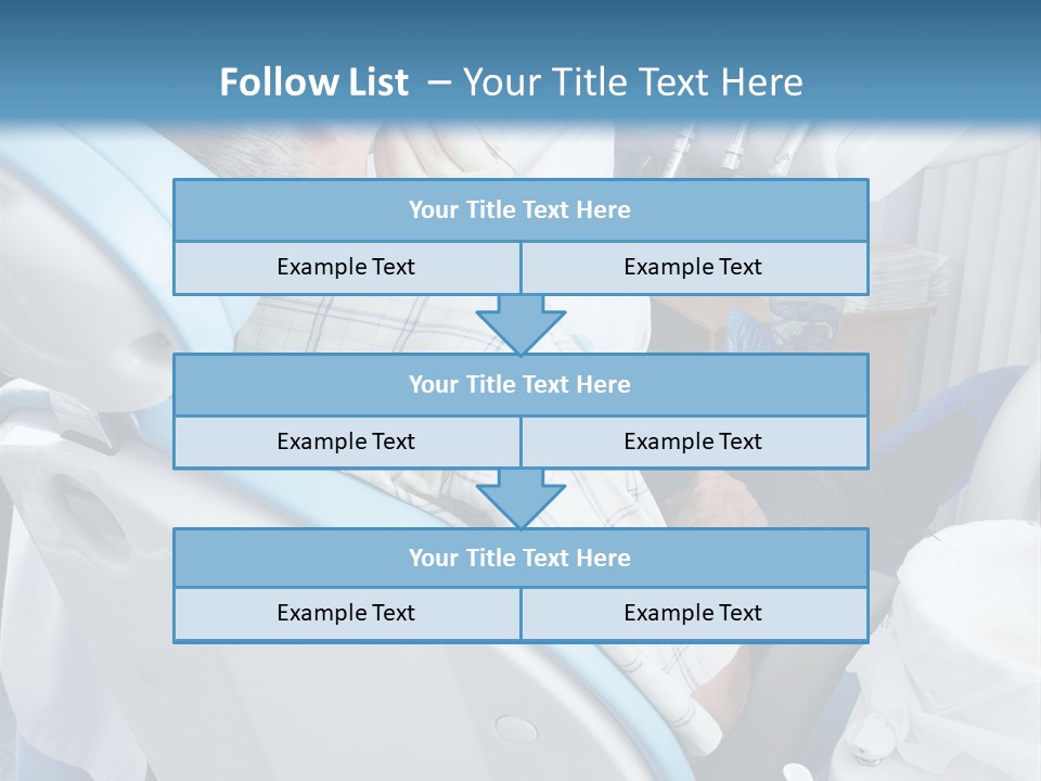 Dental Background: Work In Clinic (Operation, Tooth Replacement) PowerPoint Template