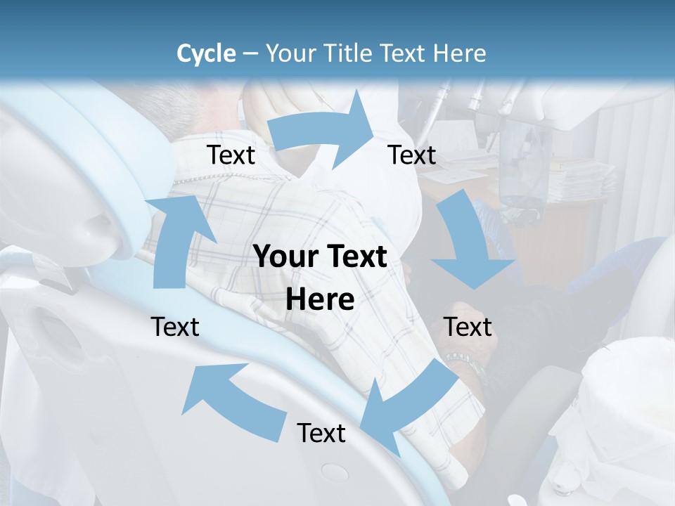 Dental Background: Work In Clinic (Operation, Tooth Replacement) PowerPoint Template