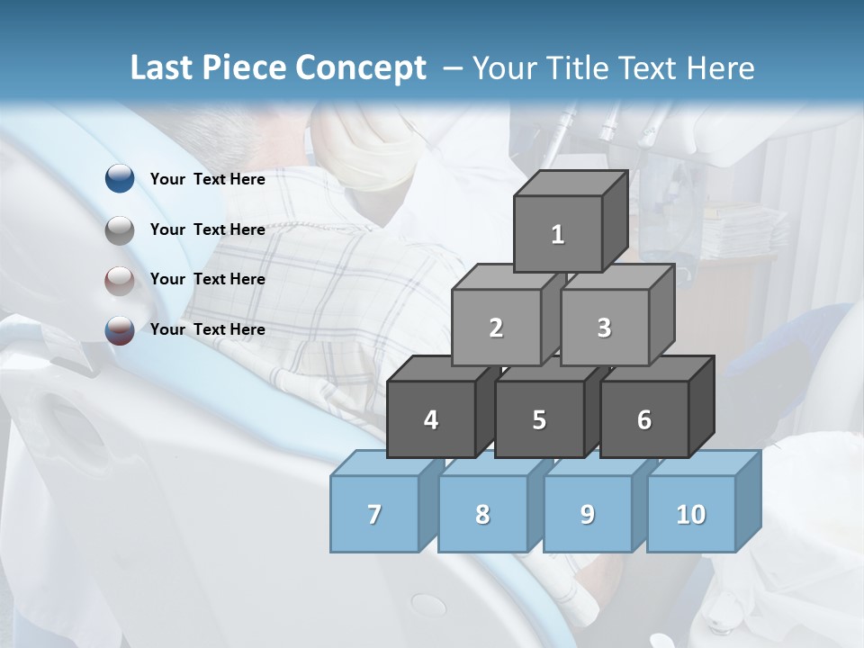 Dental Background: Work In Clinic (Operation, Tooth Replacement) PowerPoint Template