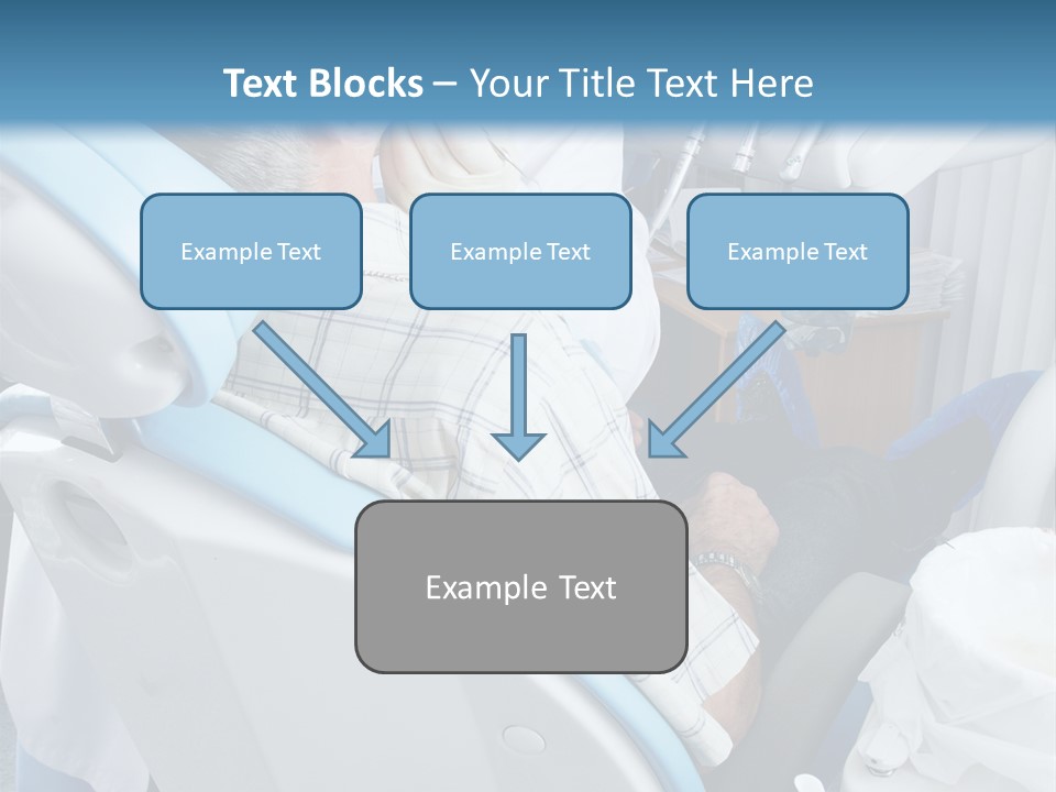 Dental Background: Work In Clinic (Operation, Tooth Replacement) PowerPoint Template