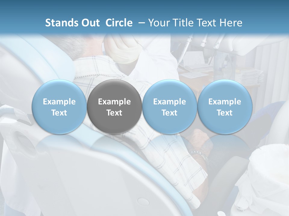 Dental Background: Work In Clinic (Operation, Tooth Replacement) PowerPoint Template