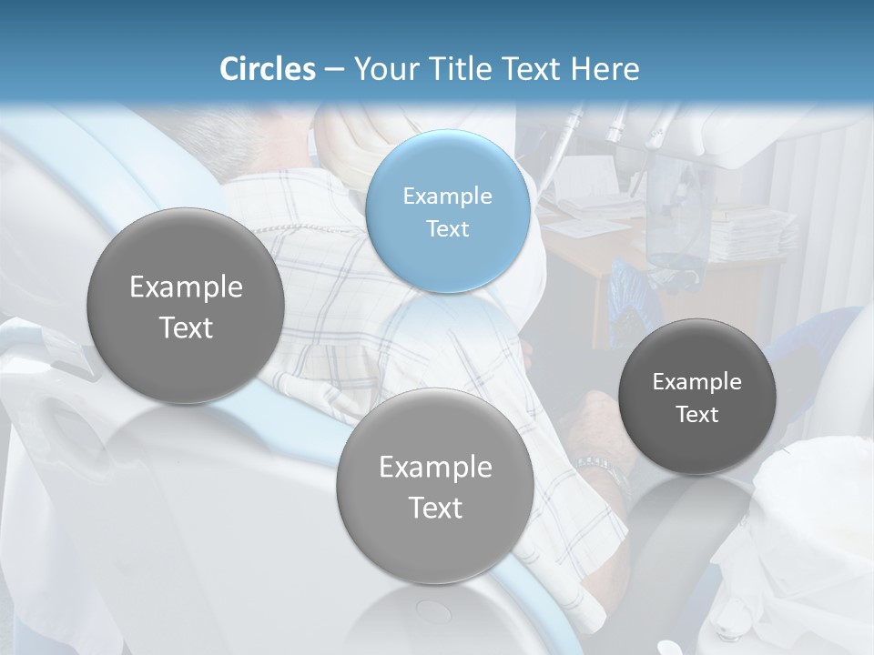 Dental Background: Work In Clinic (Operation, Tooth Replacement) PowerPoint Template
