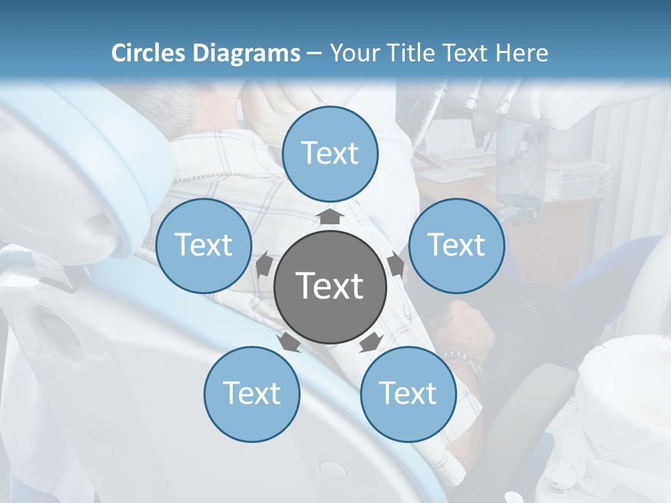 Dental Background: Work In Clinic (Operation, Tooth Replacement) PowerPoint Template