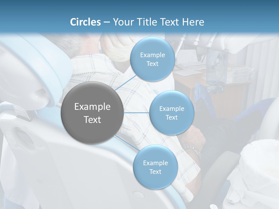 Dental Background: Work In Clinic (Operation, Tooth Replacement) PowerPoint Template