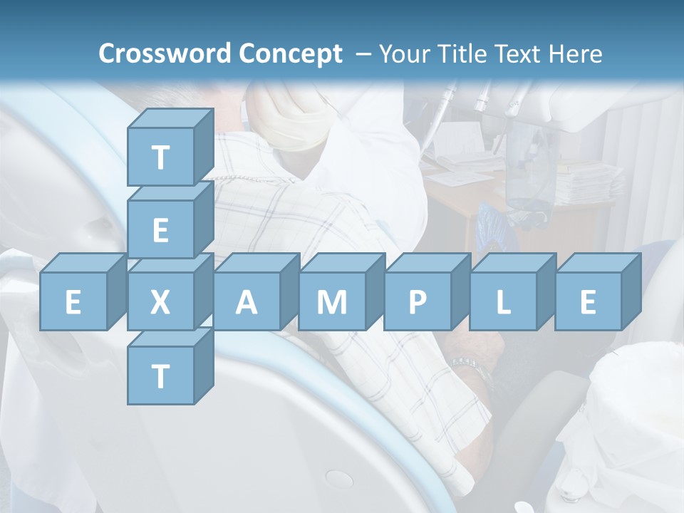 Dental Background: Work In Clinic (Operation, Tooth Replacement) PowerPoint Template