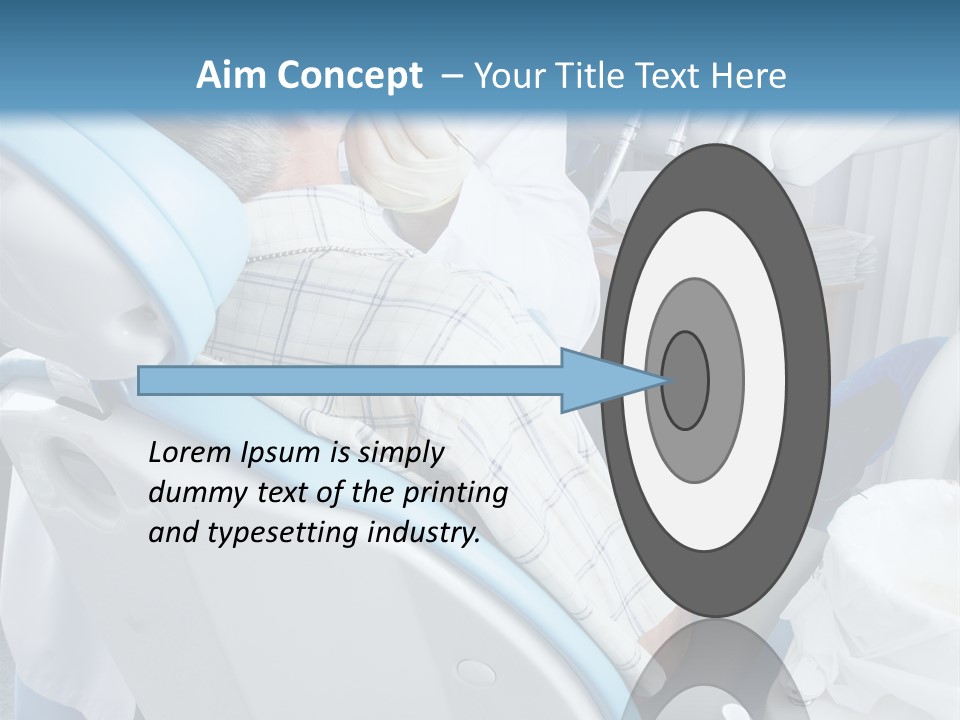 Dental Background: Work In Clinic (Operation, Tooth Replacement) PowerPoint Template