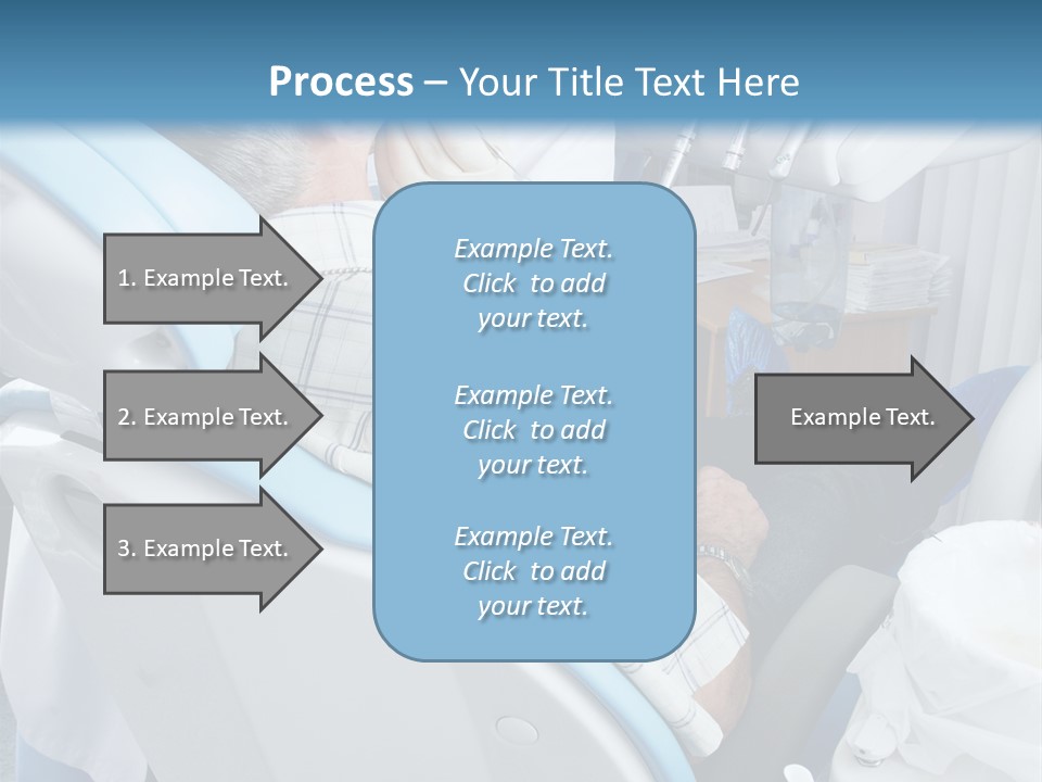 Dental Background: Work In Clinic (Operation, Tooth Replacement) PowerPoint Template