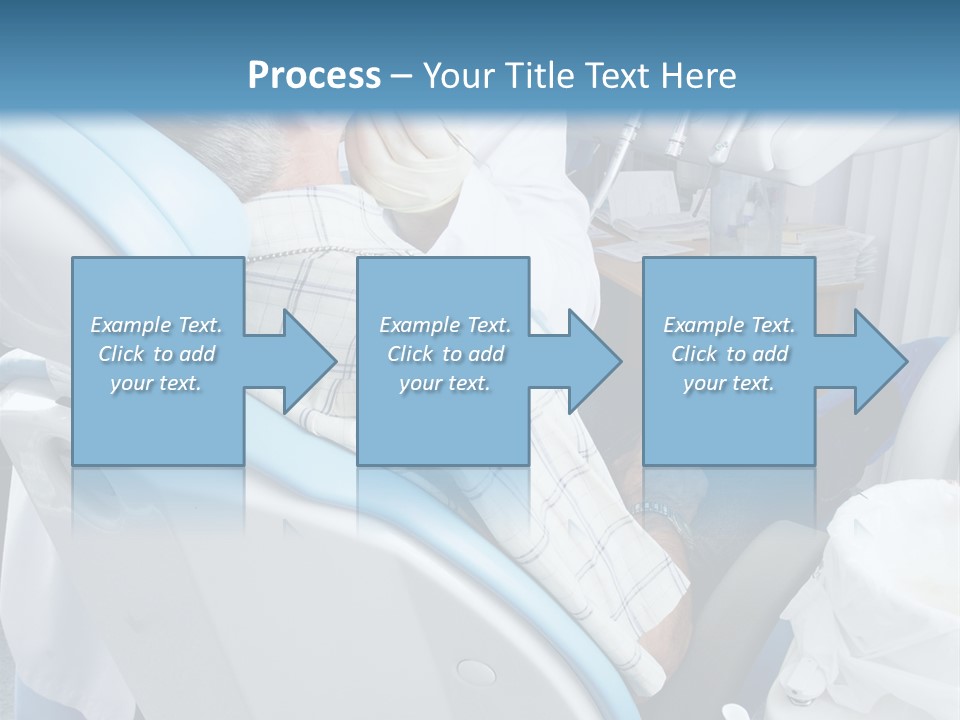 Dental Background: Work In Clinic (Operation, Tooth Replacement) PowerPoint Template