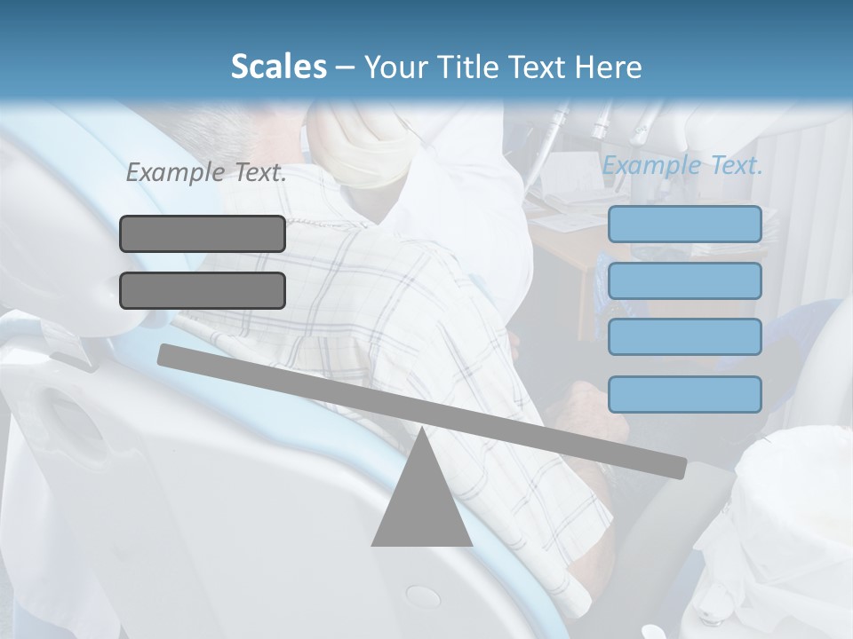Dental Background: Work In Clinic (Operation, Tooth Replacement) PowerPoint Template
