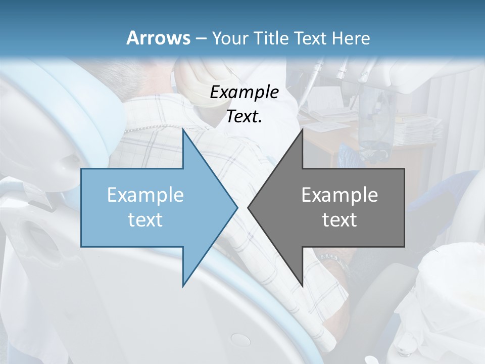 Dental Background: Work In Clinic (Operation, Tooth Replacement) PowerPoint Template
