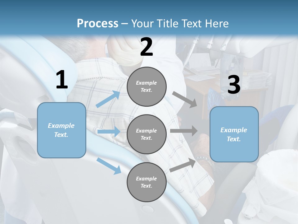 Dental Background: Work In Clinic (Operation, Tooth Replacement) PowerPoint Template