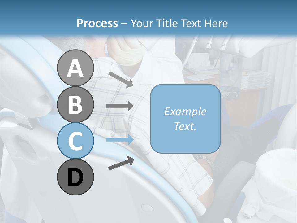 Dental Background: Work In Clinic (Operation, Tooth Replacement) PowerPoint Template