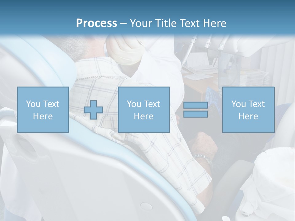 Dental Background: Work In Clinic (Operation, Tooth Replacement) PowerPoint Template