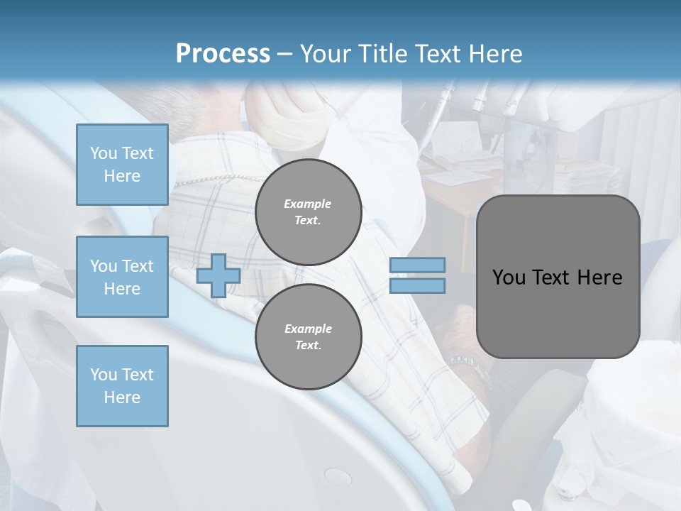 Dental Background: Work In Clinic (Operation, Tooth Replacement) PowerPoint Template