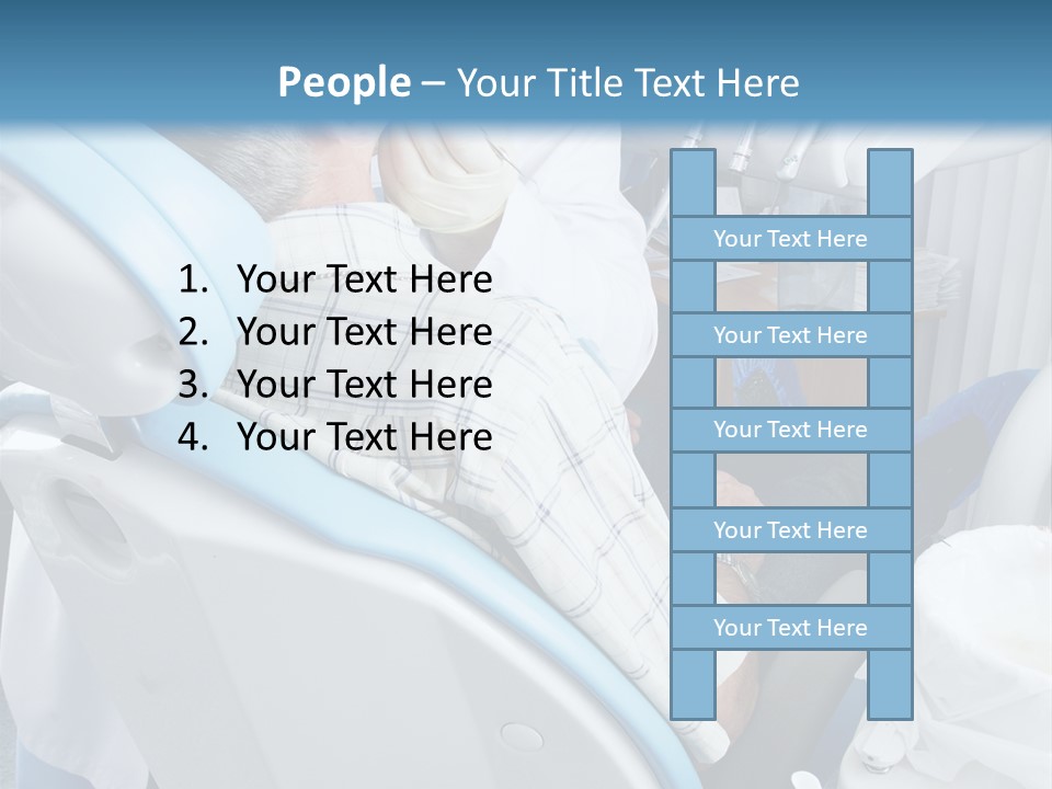 Dental Background: Work In Clinic (Operation, Tooth Replacement) PowerPoint Template