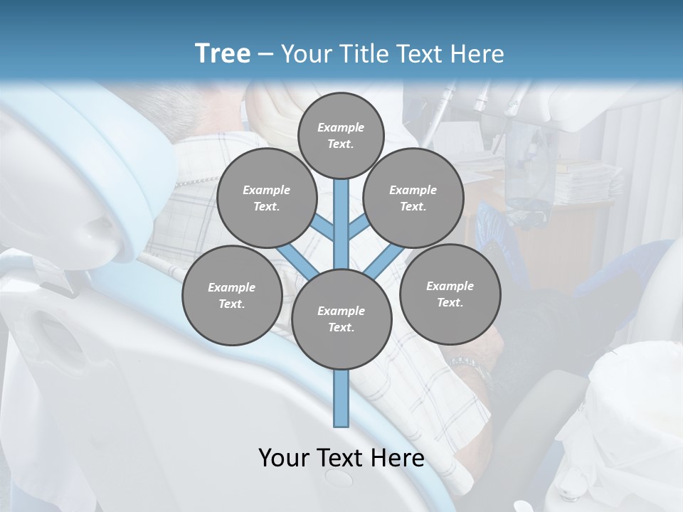 Dental Background: Work In Clinic (Operation, Tooth Replacement) PowerPoint Template