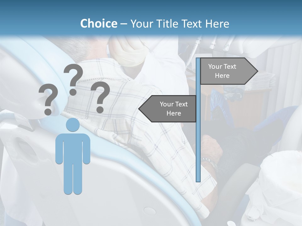 Dental Background: Work In Clinic (Operation, Tooth Replacement) PowerPoint Template