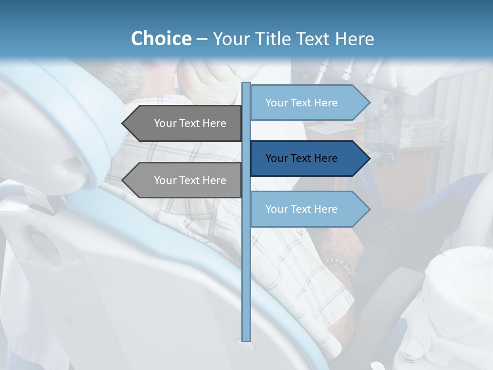 Dental Background: Work In Clinic (Operation, Tooth Replacement) PowerPoint Template