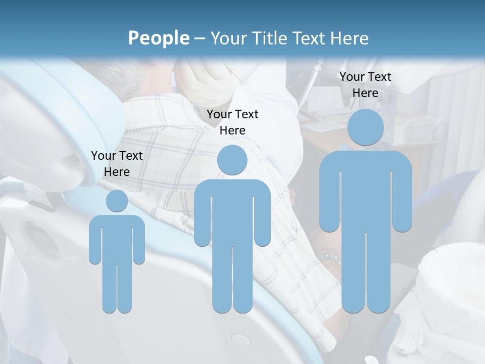 Dental Background: Work In Clinic (Operation, Tooth Replacement) PowerPoint Template