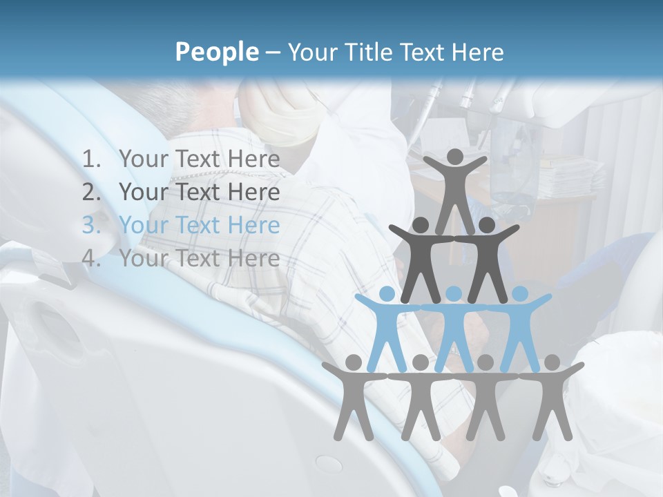 Dental Background: Work In Clinic (Operation, Tooth Replacement) PowerPoint Template