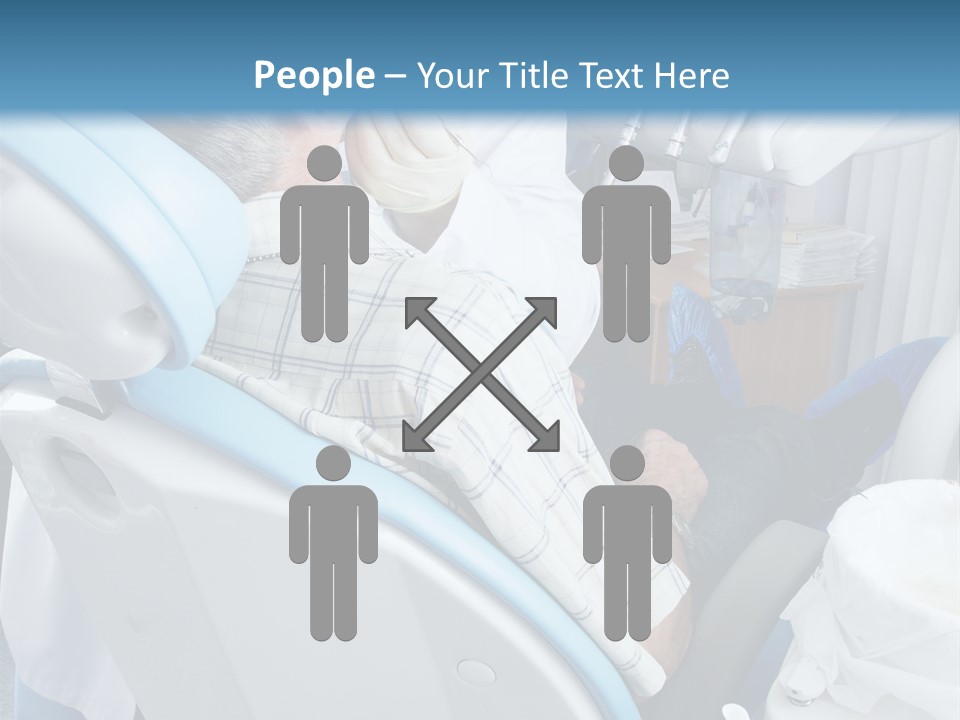 Dental Background: Work In Clinic (Operation, Tooth Replacement) PowerPoint Template