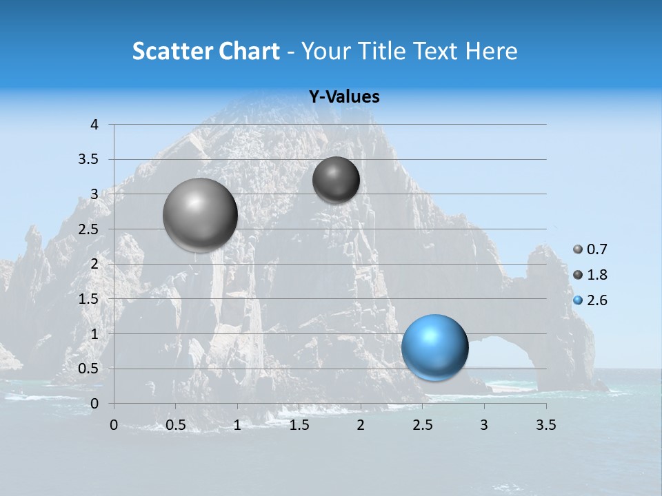 The Famous Los Arcos Rock In Cabo San Lucas, Mexico. PowerPoint Template