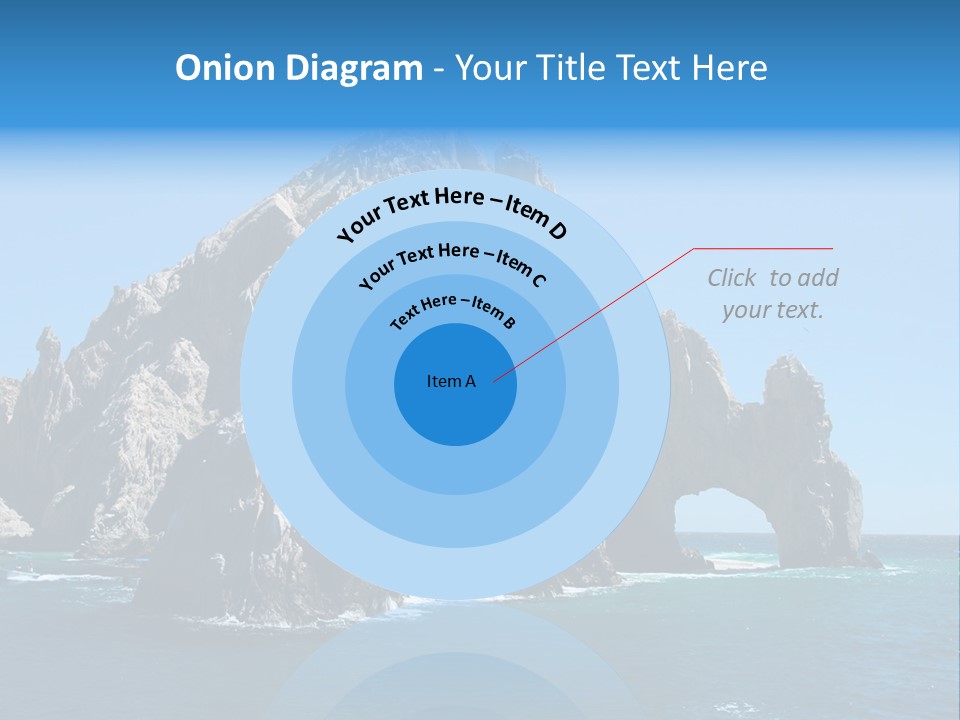 The Famous Los Arcos Rock In Cabo San Lucas, Mexico. PowerPoint Template