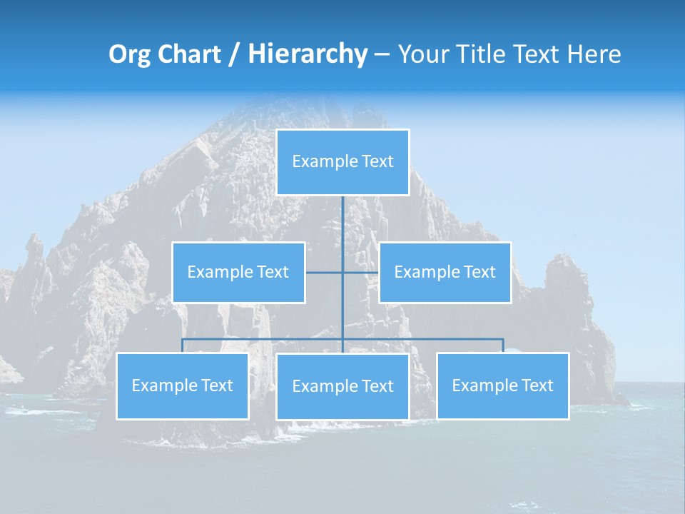The Famous Los Arcos Rock In Cabo San Lucas, Mexico. PowerPoint Template