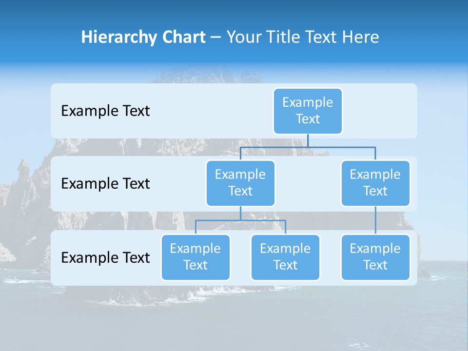 The Famous Los Arcos Rock In Cabo San Lucas, Mexico. PowerPoint Template